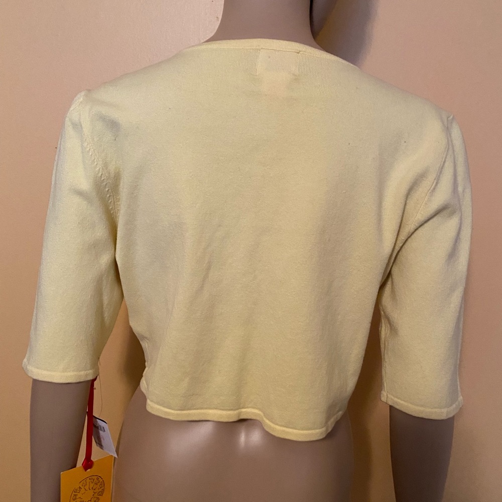 Ruby Rd Yellow light weight sweater - Picture 2 of 2